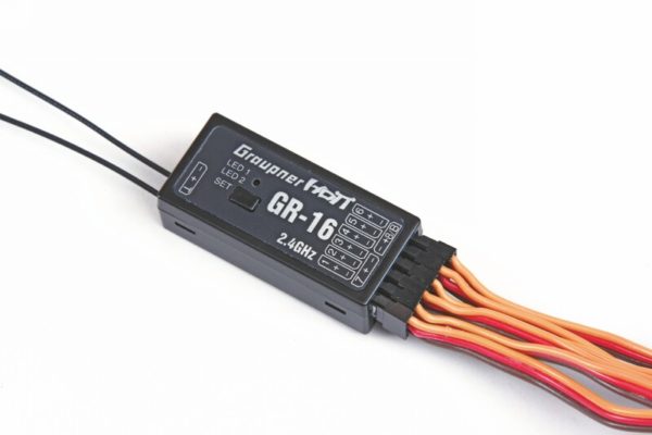 Receiver GR-16 HoTT 2.4 GHz 8 channel