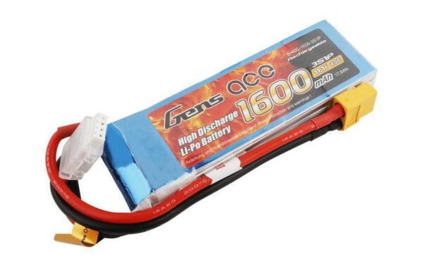 Batterie RC LiPo 1600 mAh 11.1 V 40C 2S1P
